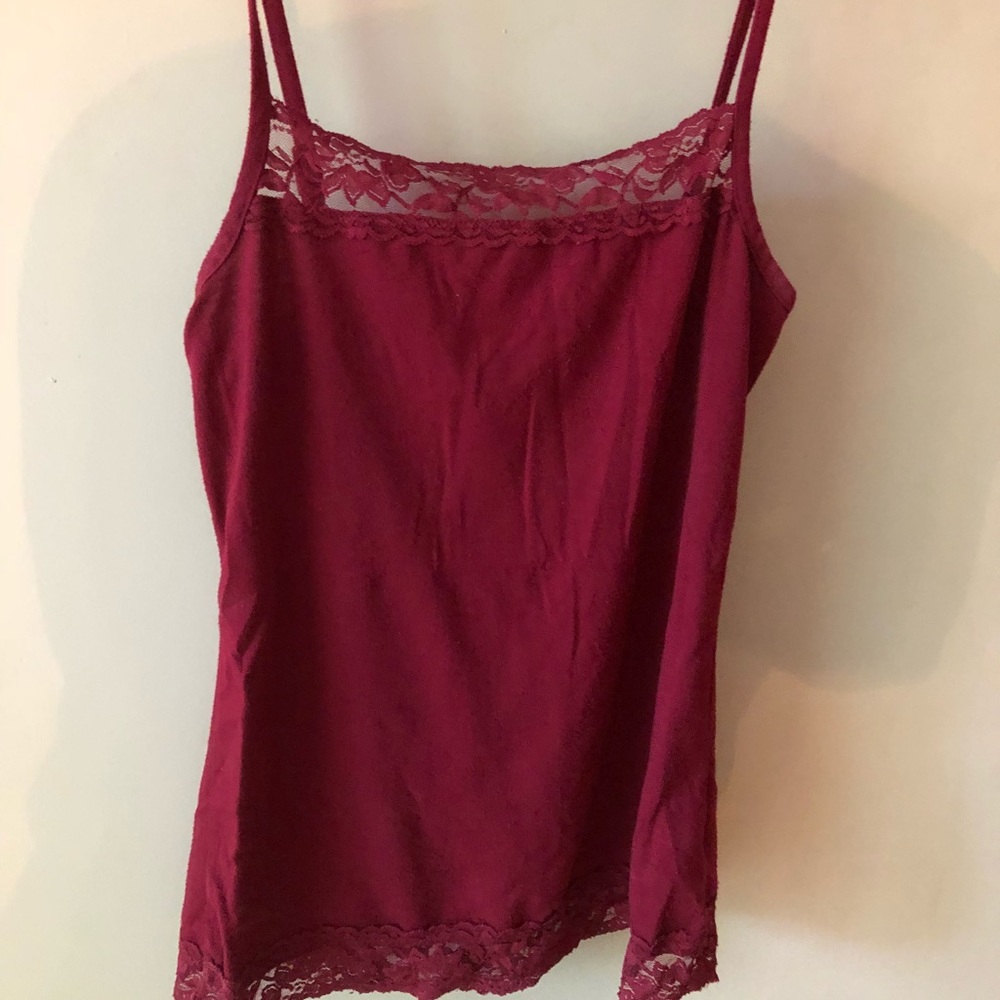 Lace detail tank
